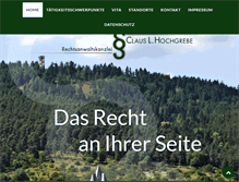 Tablet Screenshot of hochgrebe.de